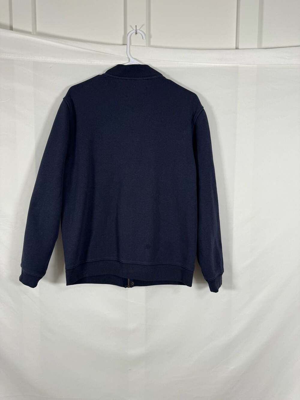 Pendleton Men's Navy Blue Cotton Bomber Jacket with Native Pattern Lining Size M - Picture 8 of 11